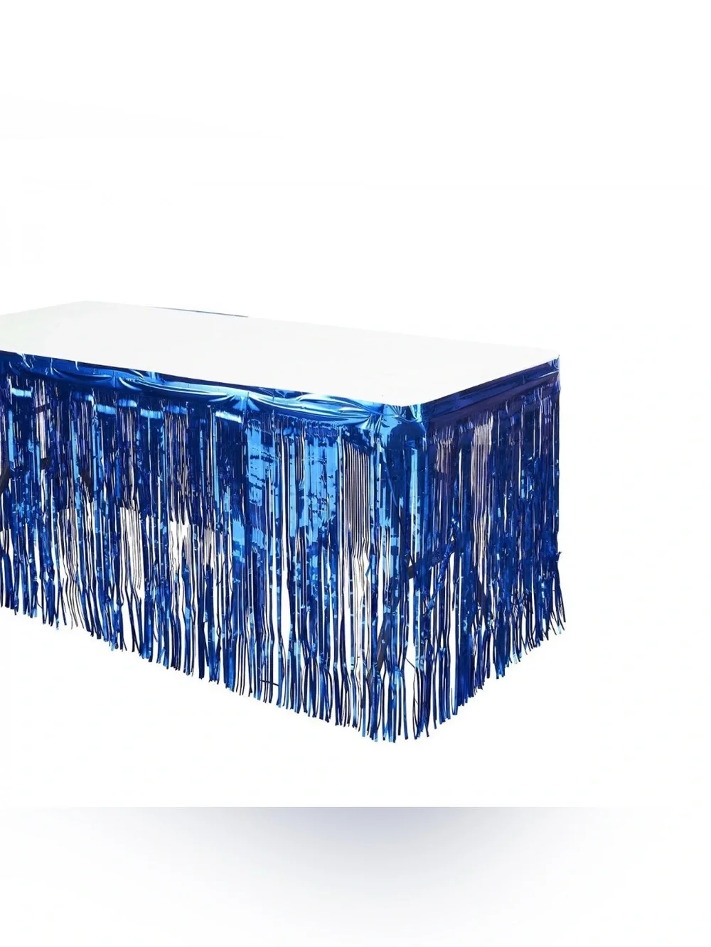 Royal Blue Party Foil Table Skirt – Party Decoration
